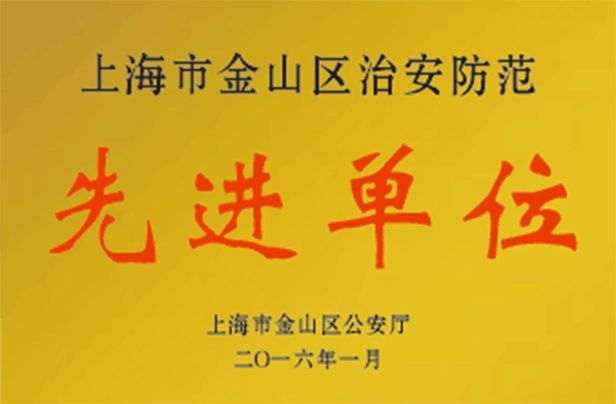 上海市金山區治安防範先進單位
